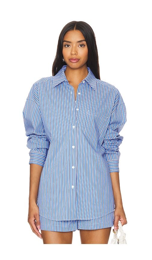 The Jancy Blouse in Blue. - size XL (also in L) - Solid & Striped - Modalova