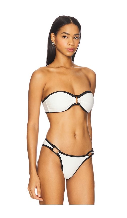 The Tati Bikini Top in Cream. - size L (also in XS) - Solid & Striped - Modalova