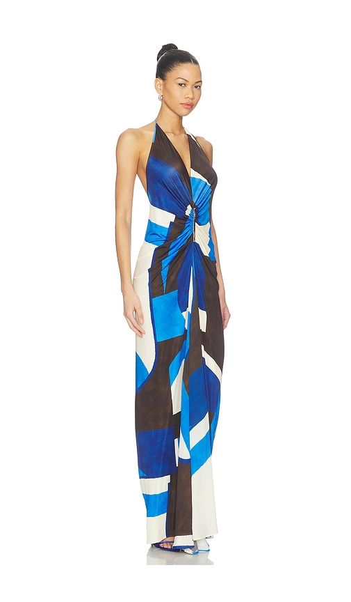 Malek Dress in Blue. - size L (also in M, S, XS) - SILVIA TCHERASSI - Modalova