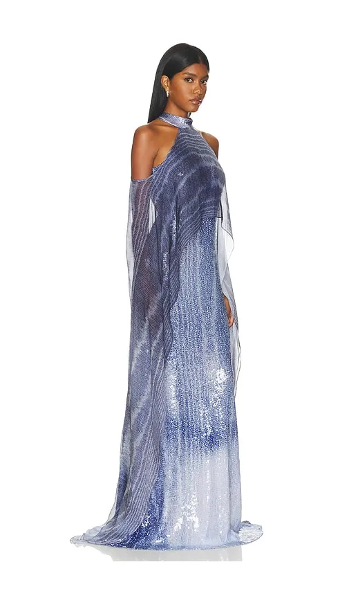 Serenela Dress in Blue. - size L (also in M, S) - SILVIA TCHERASSI - Modalova
