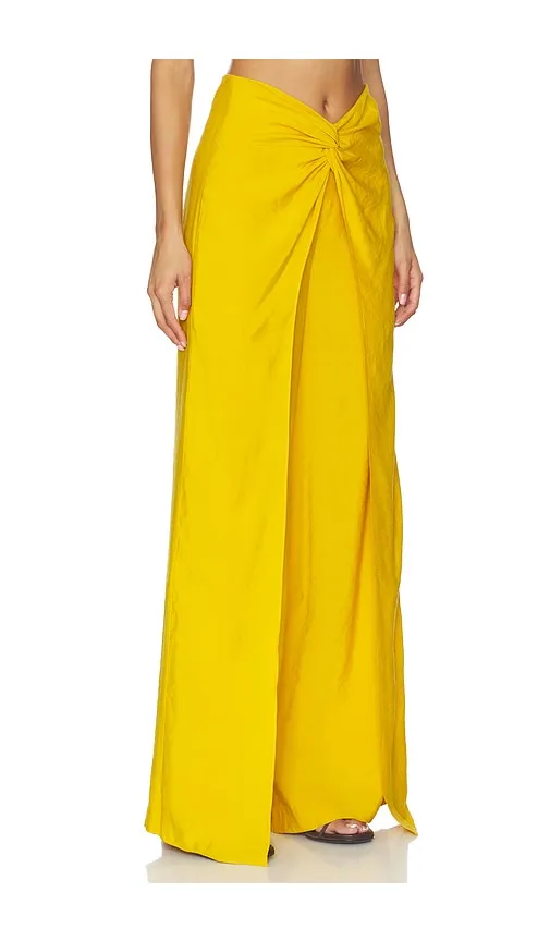 Canturipe Pant in Yellow. - size L (also in XS) - SILVIA TCHERASSI - Modalova