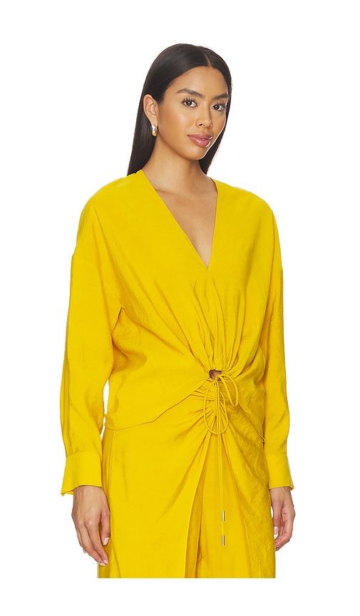 Merida Blouse in Yellow. - size S (also in XS) - SILVIA TCHERASSI - Modalova