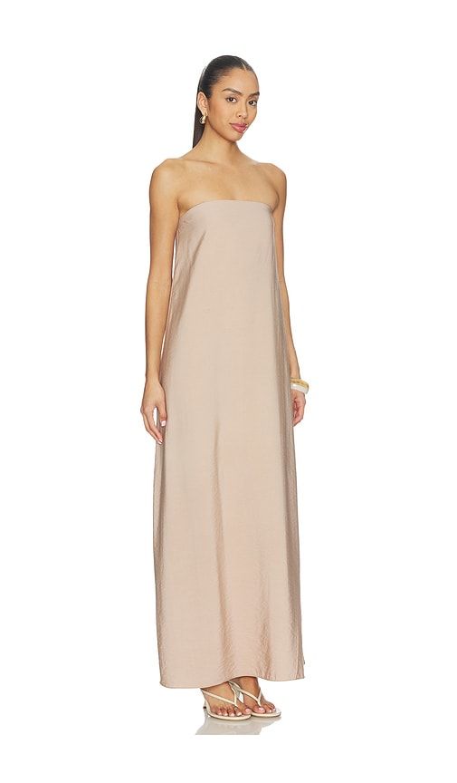 Arden Strapless Maxi Dress in Beige. - size L (also in S, XS) - SABLYN - Modalova