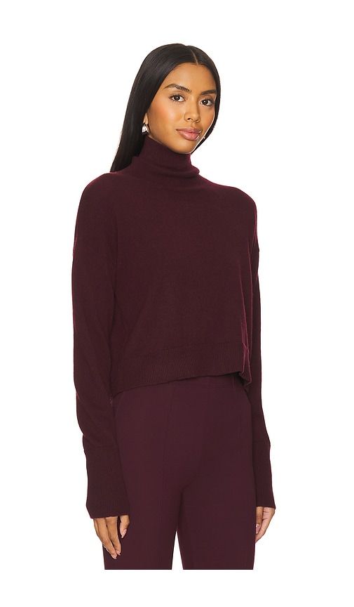 Sable Turtleneck Sweater in Burgundy. - size L (also in M) - SABLYN - Modalova
