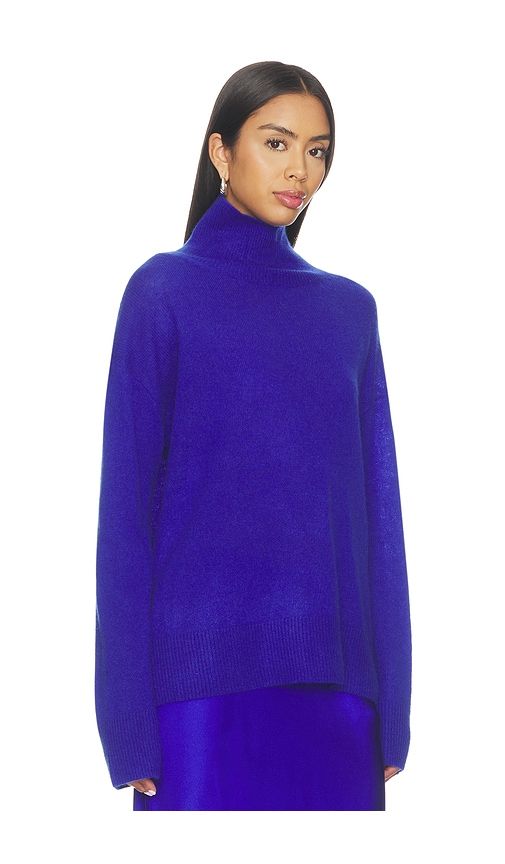 Filomena Slouchy Turtleneck Sweater in Blue. - size L (also in S) - SABLYN - Modalova