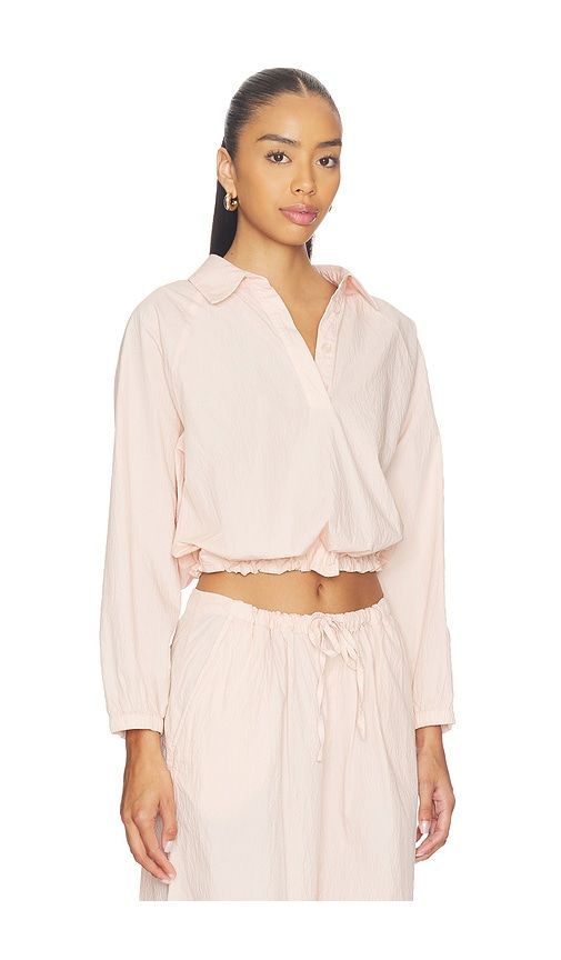 Tala Cinched Anorak in Blush. - size L (also in M, XS) - SABLYN - Modalova