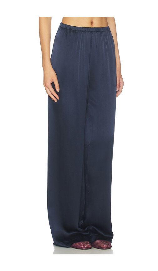 Lexi Low Rise Relaxed Pull On Pant in Navy. - size M (also in S, XS) - SABLYN - Modalova