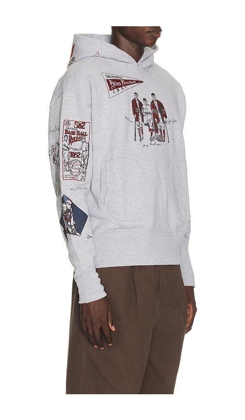 Varsity Hoodie in Grey. - size S (also in M, L, XL/1X, XXL/2X) - Samuel Zelig - Modalova