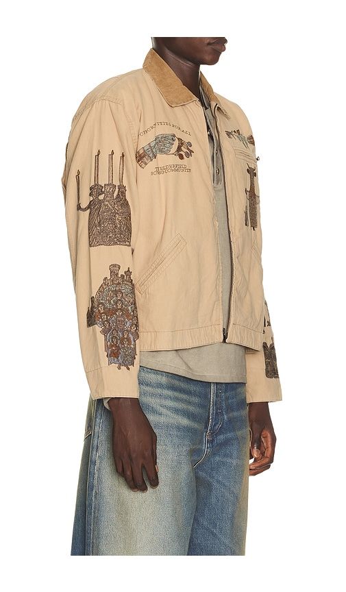Elder Work Jacket in Beige. - size L (also in M, S, XL/1X, XXL/2X) - Samuel Zelig - Modalova