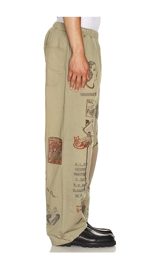 Duffle Pant in Green. - size L (also in M, S, XL/1X) - Samuel Zelig - Modalova