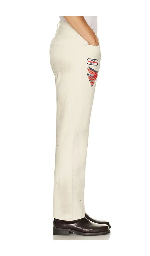 Service Pant in White. - size 29 (also in 30, 31, 32, 34, 36) - Samuel Zelig - Modalova