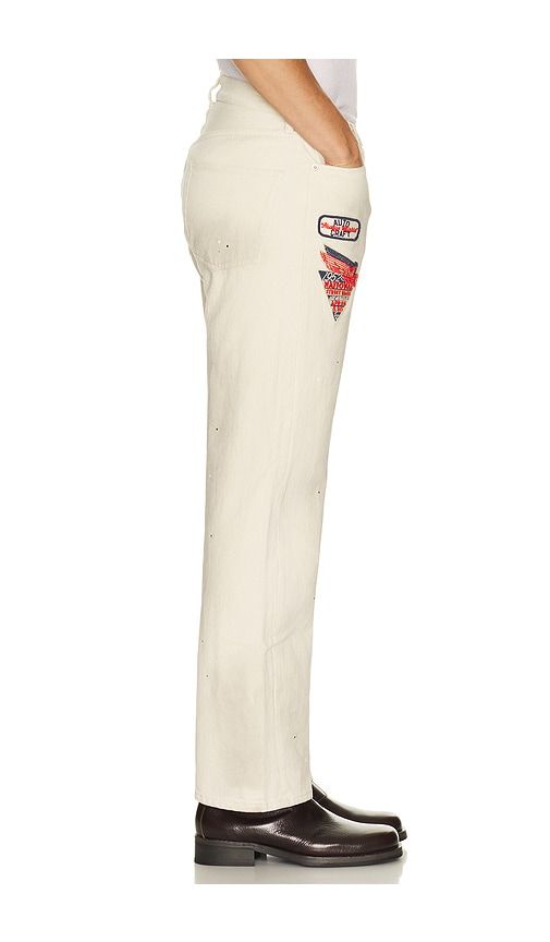 Service Pant in White. - size 30 (also in 31, 32, 34, 36) - Samuel Zelig - Modalova