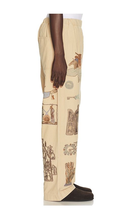 Elder Pant in Cream. - size L (also in M, S, XL/1X) - Samuel Zelig - Modalova