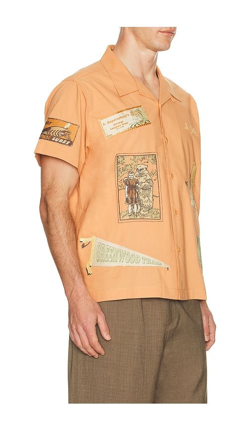 Trail Camp Shirt in Orange. - size L (also in M, S, XXL/2X) - Samuel Zelig - Modalova