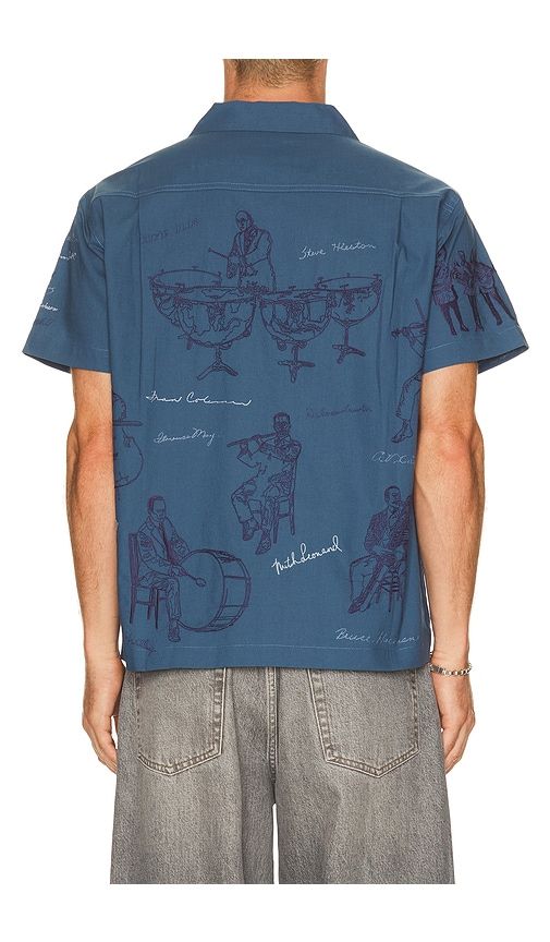Orchestra Camp Shirt in Blue. - size L (also in M, S, XL/1X, XXL/2X) - Samuel Zelig - Modalova
