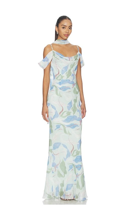 Rosalie Dress in Mint,Blue. - size M (also in S, XL, XS) - Sonya Moda - Modalova