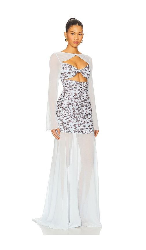 Fariha Gown in Baby Blue. - size M (also in S, XS) - Sonya Moda - Modalova
