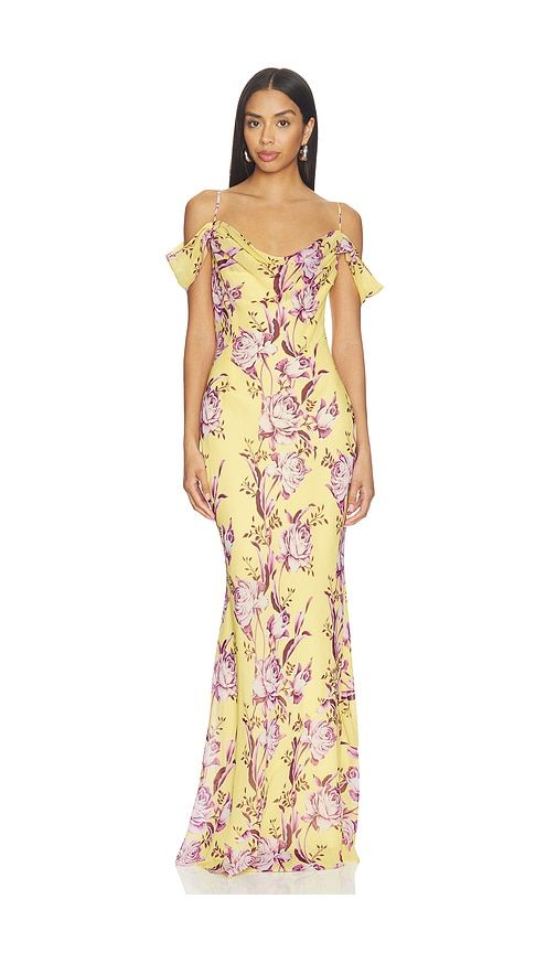 Rosalie Dress in Yellow. - size L (also in M, S, XS) - Sonya Moda - Modalova