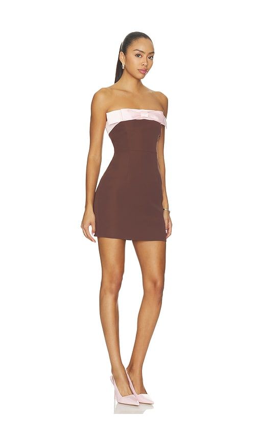 X REVOLVE Ivrea Ribbon Dress in Brown. - size XS (also in S, M, L, XL) - Sonya Moda - Modalova