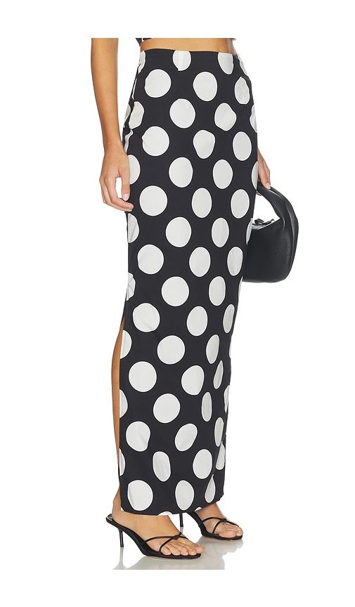Milano Skirt in Black,White. - size L (also in M, S, XL) - Sonya Moda - Modalova