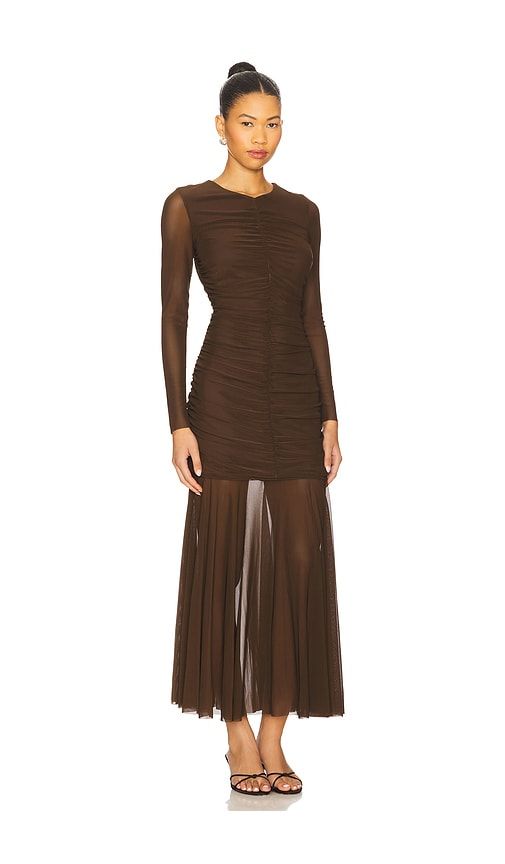 Kiara Dress in Chocolate. - size L (also in M, S, XS) - Steve Madden - Modalova