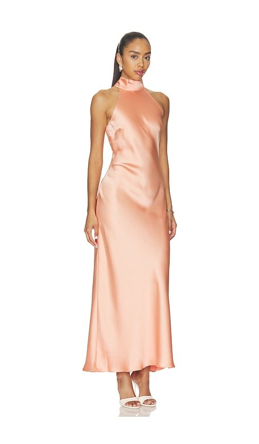 Maxi Halter Dress in Coral. - size S (also in XS) - Steve Madden - Modalova