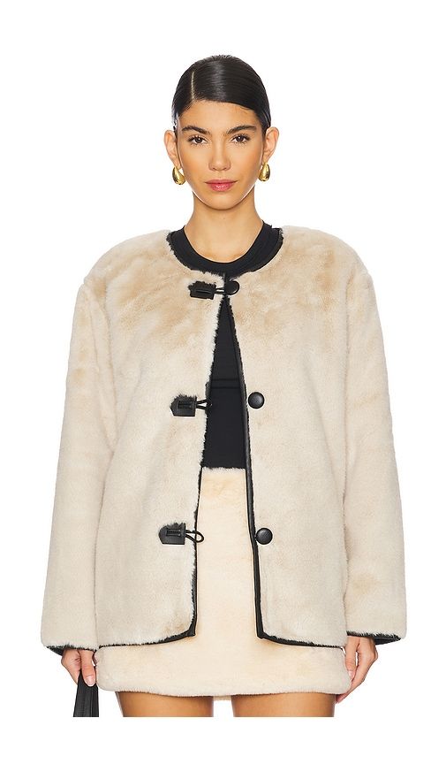 Yuna Jacket in Cream. - size L (also in M, S, XL, XS) - Steve Madden - Modalova