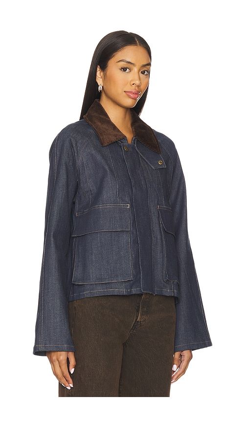 Justina Jacket in Denim-Dark. - size L (also in M, XL) - Steve Madden - Modalova
