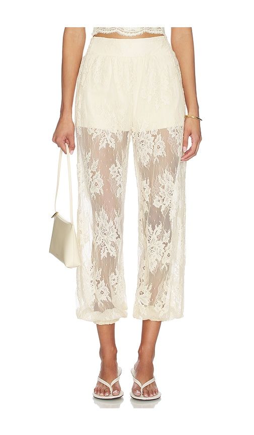 Faya Pant in Cream. - size L (also in M, S, XL) - Steve Madden - Modalova