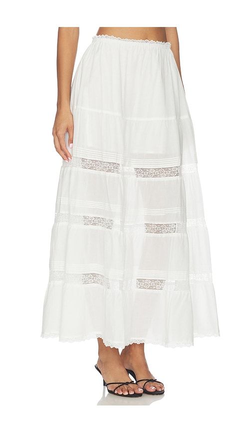 Elisse Skirt in White. - size L (also in M, S, XL) - Steve Madden - Modalova