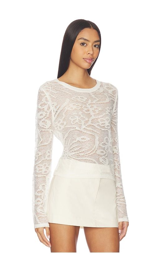 Megann Top in Ivory. - size L (also in M, S, XL, XS) - Steve Madden - Modalova
