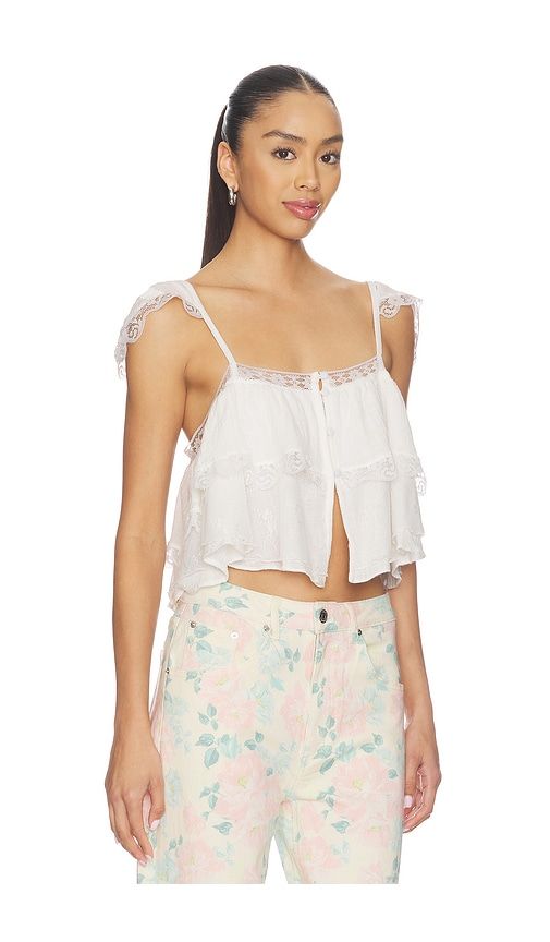 Leta Top in White. - size L (also in M, S, XL, XS) - Steve Madden - Modalova