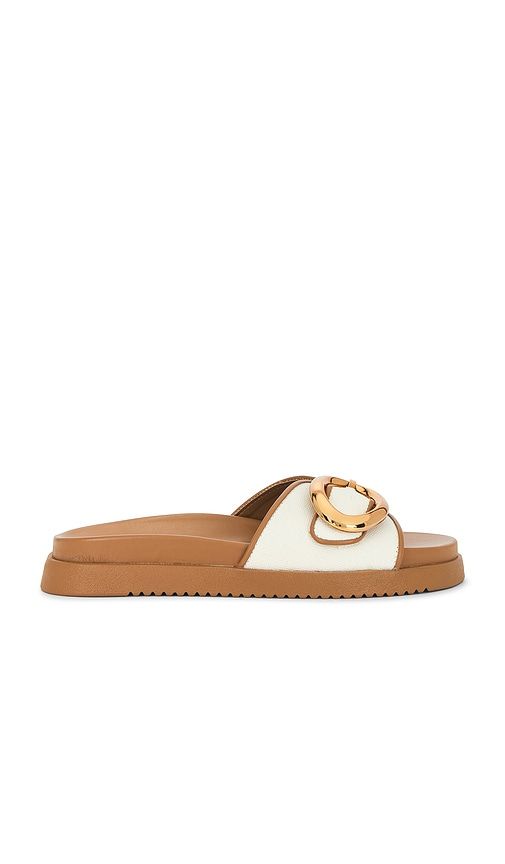 Mandie Slides in Cream. - size 10 (also in 5, 6, 6.5, 7, 7.5, 8, 8.5, 9, 9.5) - Steve Madden - Modalova
