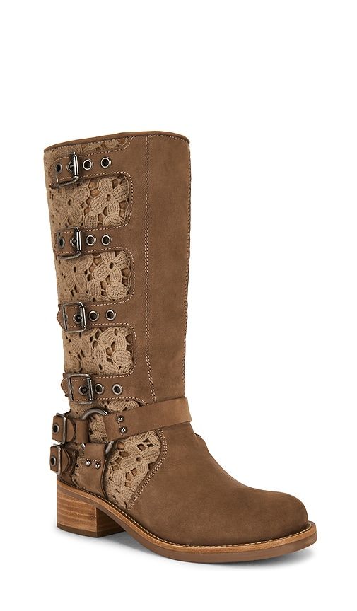 Rocky Floral Boots in Brown. - size 6 (also in 7, 7.5, 8, 9) - Steve Madden - Modalova