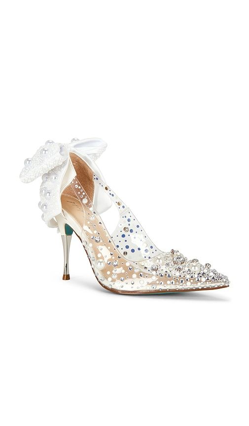 X Betsey Johnson Esmy Slingback Pump in Ivory. - size 6 (also in 6.5, 7, 7.5, 8, 8.5, 9, 9.5, 10) - Steve Madden - Modalova