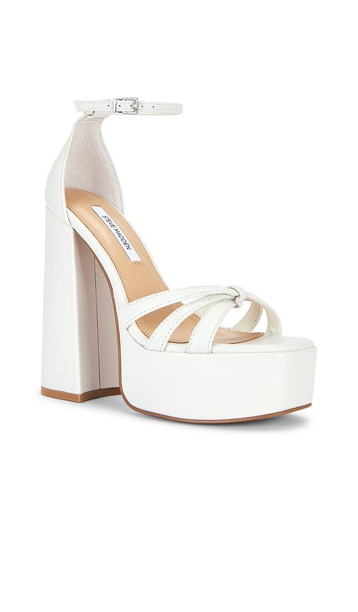 Retro Platform Heels in White. - size 10 (also in 7.5, 8, 8.5, 9, 9.5) - Steve Madden - Modalova