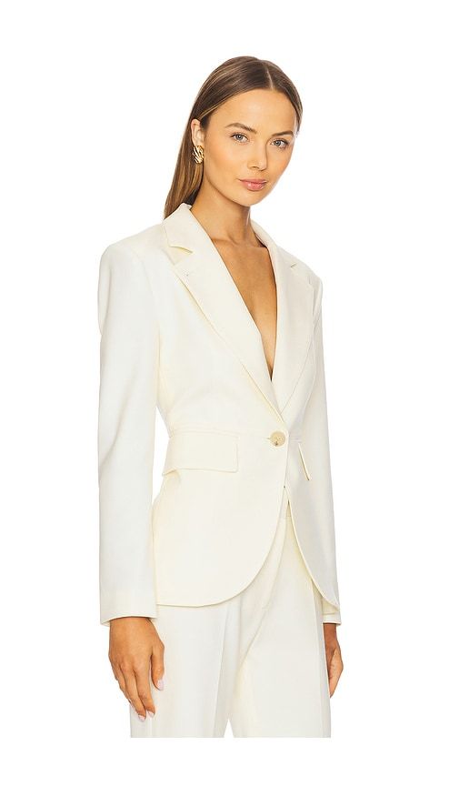 Seamed Blazer in White. - size 2 (also in 6, 8) - Smythe - Modalova