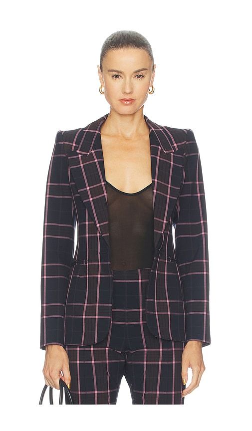 Hourglass Blazer in Black. - size 0 (also in 2, 4, 6, 8) - Smythe - Modalova