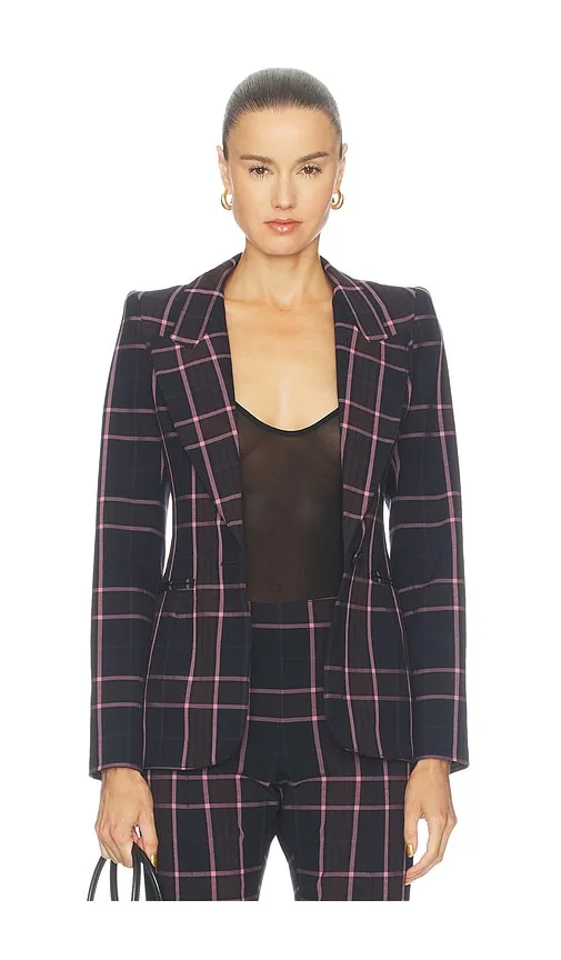 Hourglass Blazer in Black. - size 10 (also in 2, 6, 8) - Smythe - Modalova