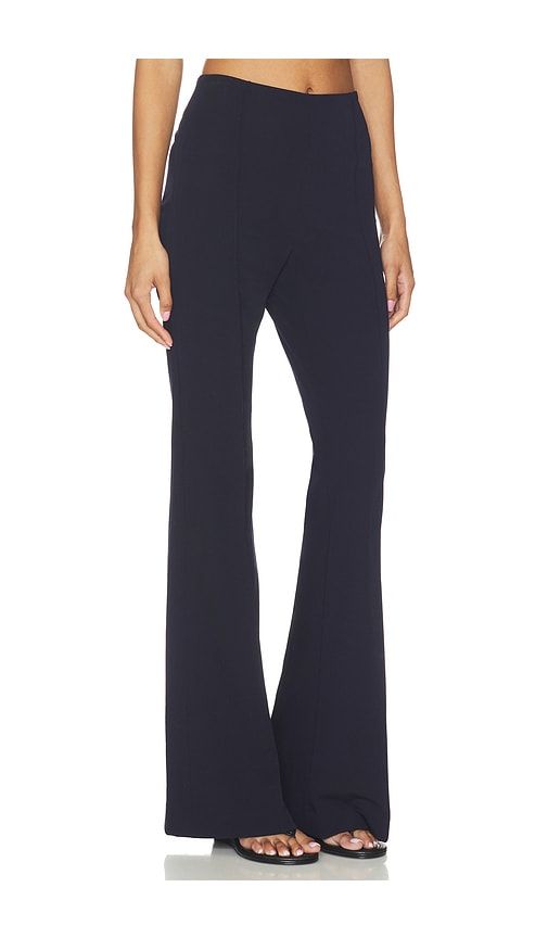 Pintuck Flare Pant in Navy. - size 0 (also in 2, 4, 6) - Smythe - Modalova