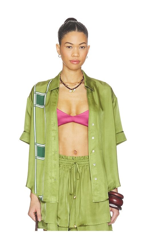 The Blaise Shirt in Green. - size M (also in S, XS) - Sancia - Modalova