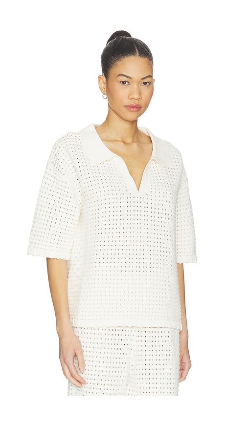 The Zarni Knit Shirt in White. - size L (also in M, S, XL) - Sancia - Modalova