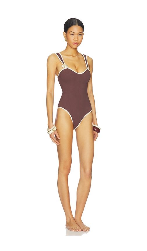 The Luana One Piece in Brown. - size S (also in XS) - Sancia - Modalova
