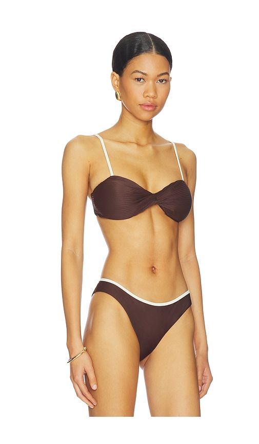 The Anja Bikini Top in Brown. - size S (also in XS) - Sancia - Modalova