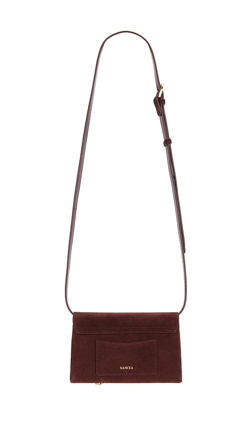X REVOLVE The Anouk Shoulder Bag in Chocolate - Sancia - Modalova