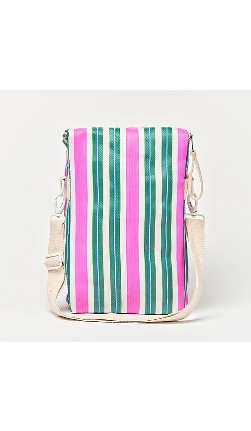 Recycled Nylon Drinks Cooler Bag in Sage - Sunnylife - Modalova