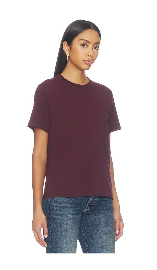 The Iconically Soft Perfect Tee in Burgundy. - size L (also in M, S, XS) - Sold Out NYC - Modalova