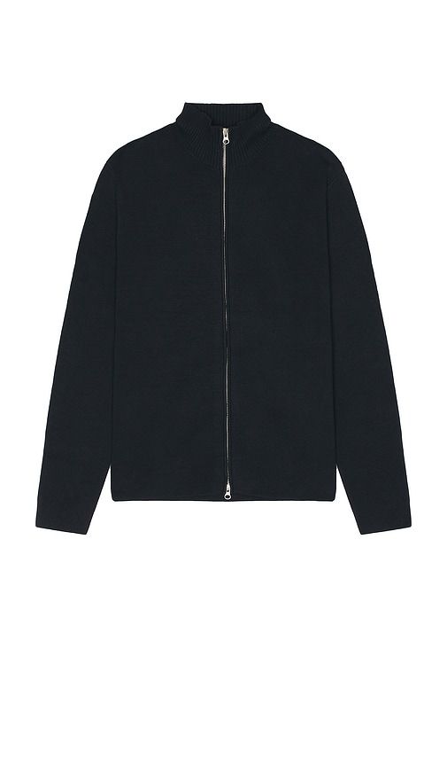 Saniklas Full Zip Sweater in Blue. - size M (also in S) - SAMSOE SAMSOE - Modalova