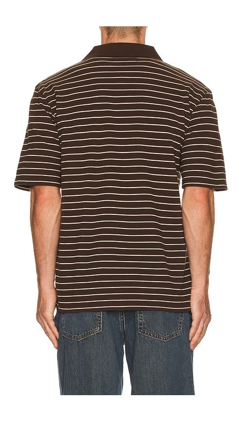 Samac V-Neck Polo in Brown. - size S (also in XL/1X, XXL/2X) - SAMSOE SAMSOE - Modalova