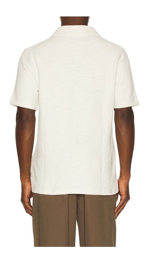 Samac V-Neck Polo in Cream. - size S (also in XL/1X) - SAMSOE SAMSOE - Modalova